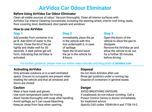 AirVidox Car Odour Eliminator