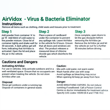 Load image into Gallery viewer, AirVidox Virus &amp; Bacteria Eliminator